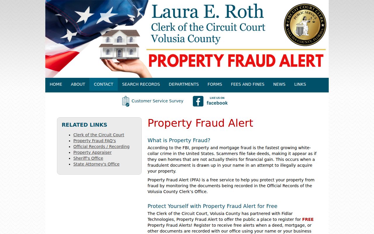 Edgewater residents directory property fraud alert
