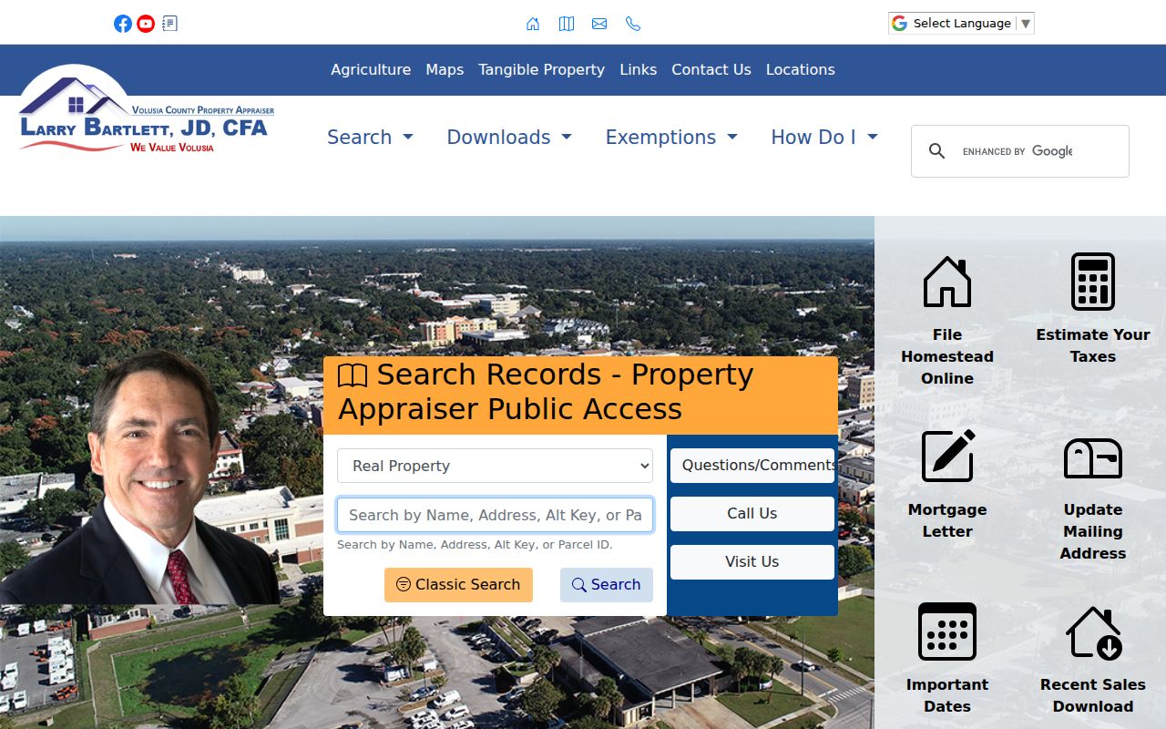 Edgewater residents directory Volusia property search